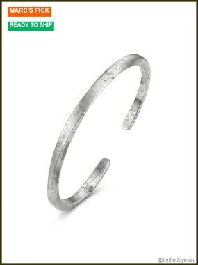 925 Sterling Silver Twisted Cuff Bracelet Adjustable Open Cuff Bangle